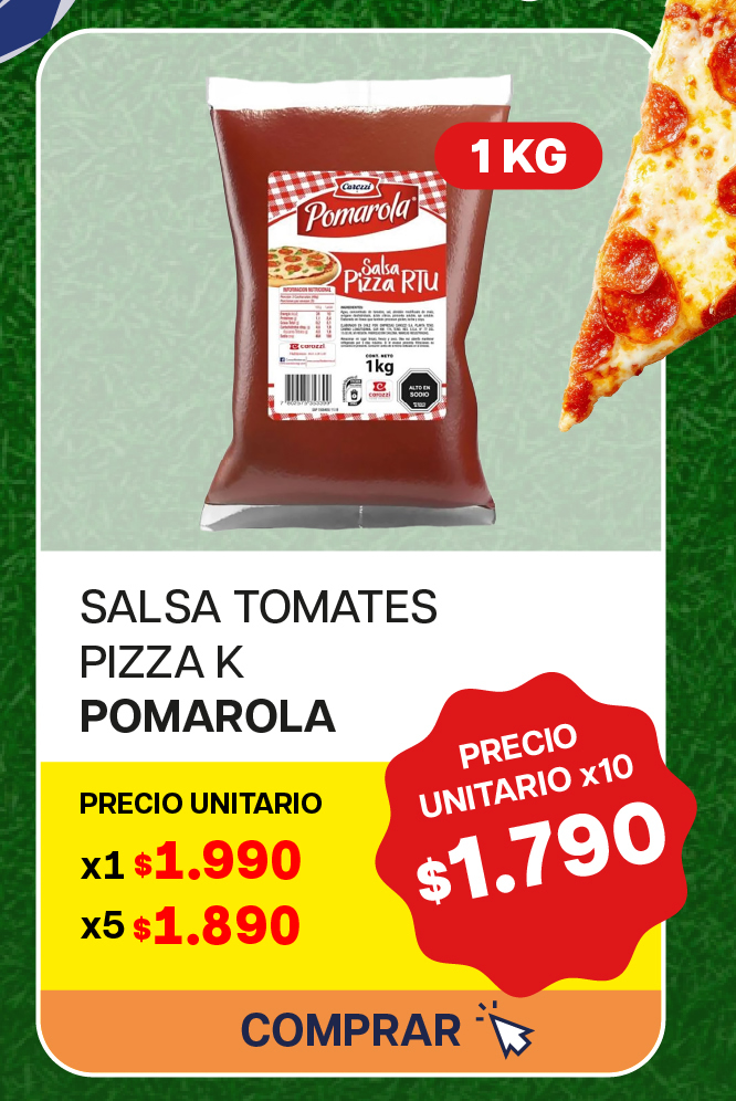 SALSA TOMATES POMAROLA PIZZA K