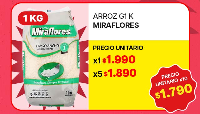 ARROZ G1 MIRAFLORES K