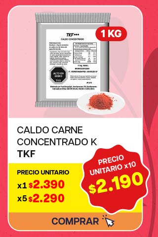 CALDO CARNE CONCENTRADO POLVO TKF K