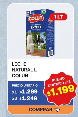 LECHE NATURAL COLUN L