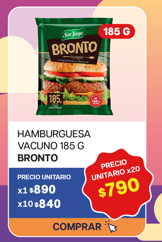  HAMBURGUESA BRONTO