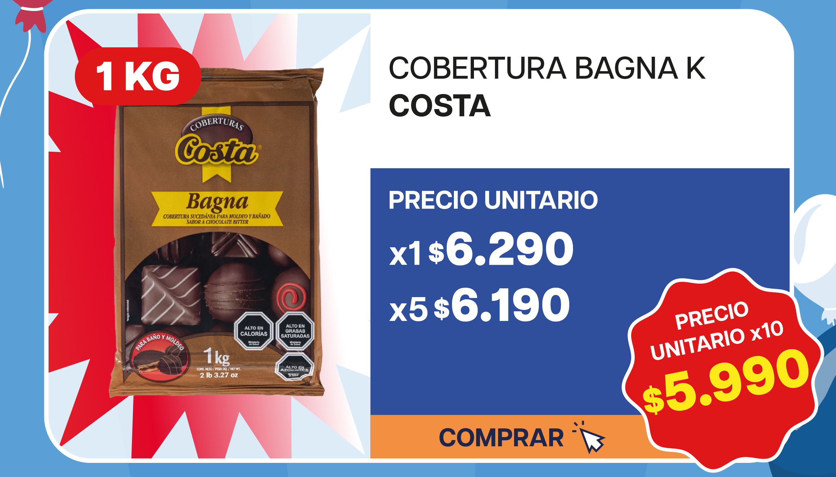 COBERTURA BAGNA COSTA K