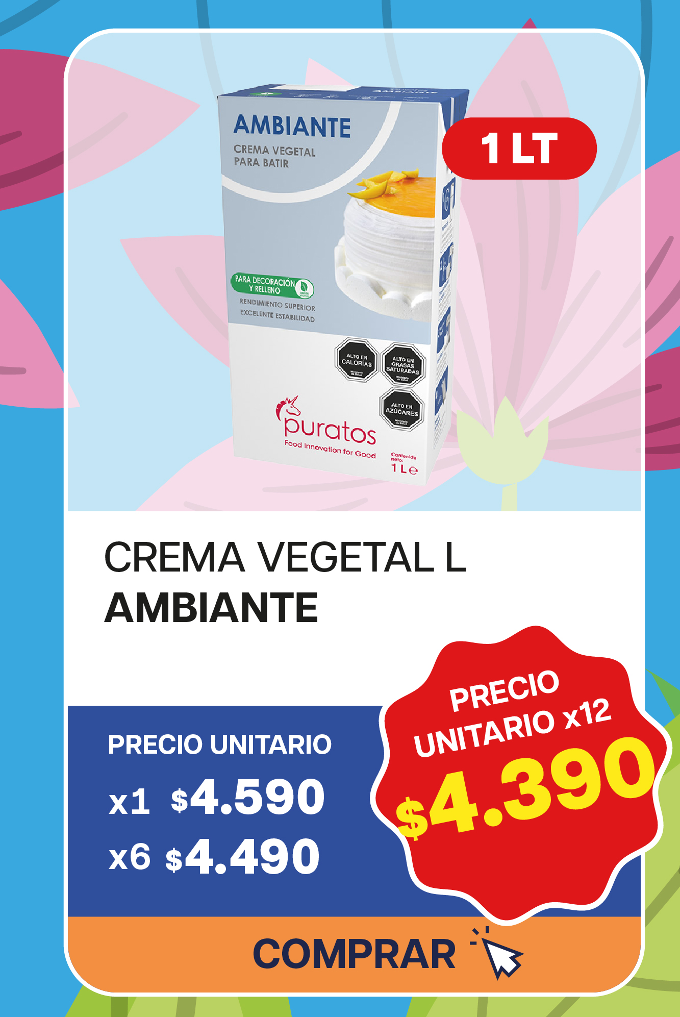 CREMA VEGETAL AMBIANTE