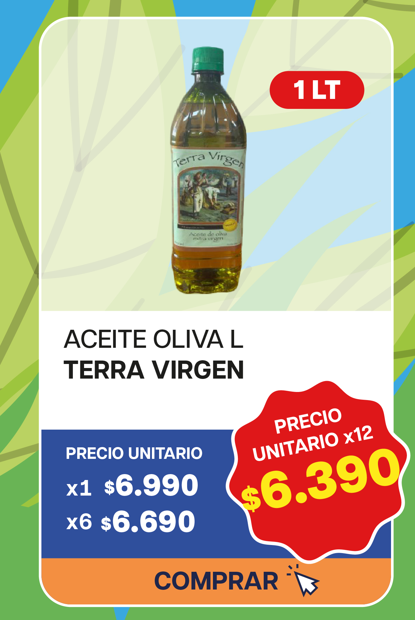 ACEITE OLIVA TERRA VIRGEN 