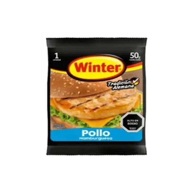 HAMBURGUESA POLLO WINTER 50G