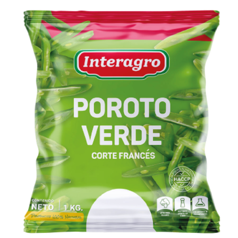 POROTO VERDE CORTE FRANCES CONGELADOS INTERAGRO K