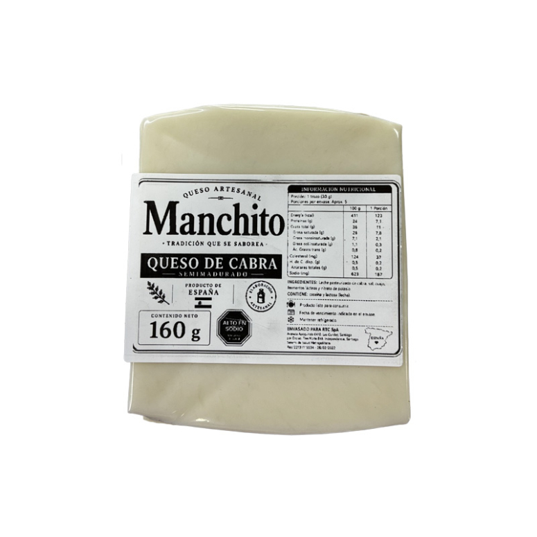 QUESO CABRA ESPA�OL MANCHITO 160G