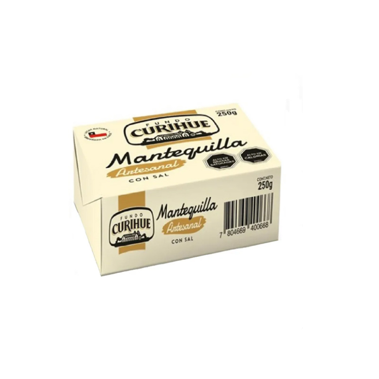 MANTEQUILLA CON SAL CURIHUE 250G