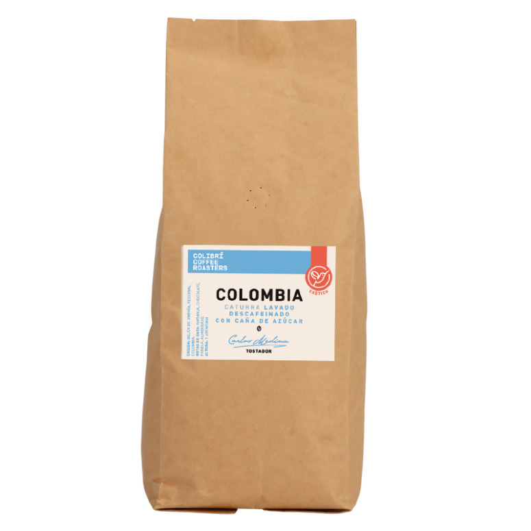 CAFE COLIBRI COLOMBIA CATURRA DECAF 1K