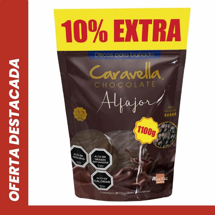 COBERTURA ALFAJOR CARAVELLA 1.1 K