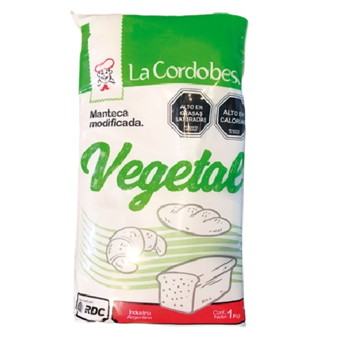 MANTECA VEGETAL MODIFICADA LA CORDOBESA K