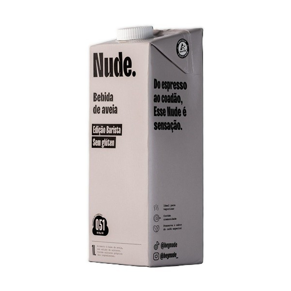 BEBIDA VEGETAL BARISTA AVENA NUDE L